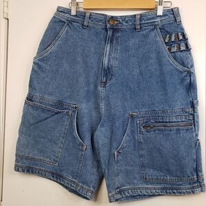 Vintage Denim Work Wear Shorts